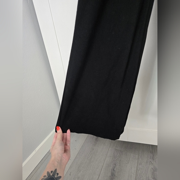 NWOT Collectif Kayden Black Bengaline Dungaree Overalls XXS - Picture 8 of 11